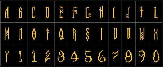 Lovecraft's Diary Font
